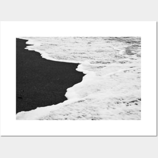 Ocean Waves, Black and White Posters and Art